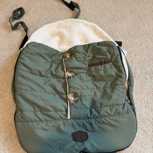 JJ Cole Green Bundleme Stroller Blanket